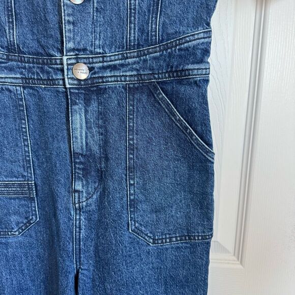 NEW Anthropologie Seventy + Mochi Elodie Denim Jumpsuit Size 2 - Picture 16 of 16